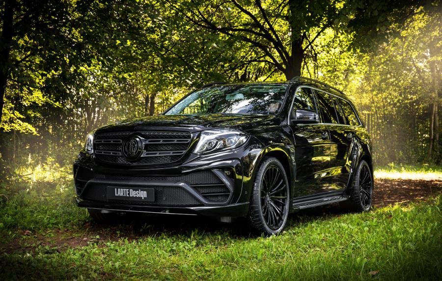 Mercedes-Benz GLS-Class Black Cristal in Black by Larte Design '2016
